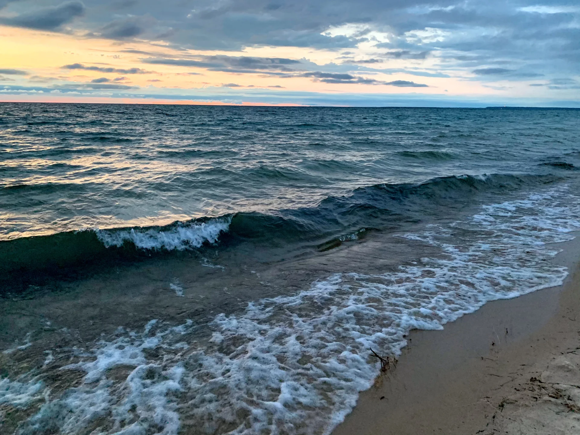 Camping in Wilderness State Park, Michigan